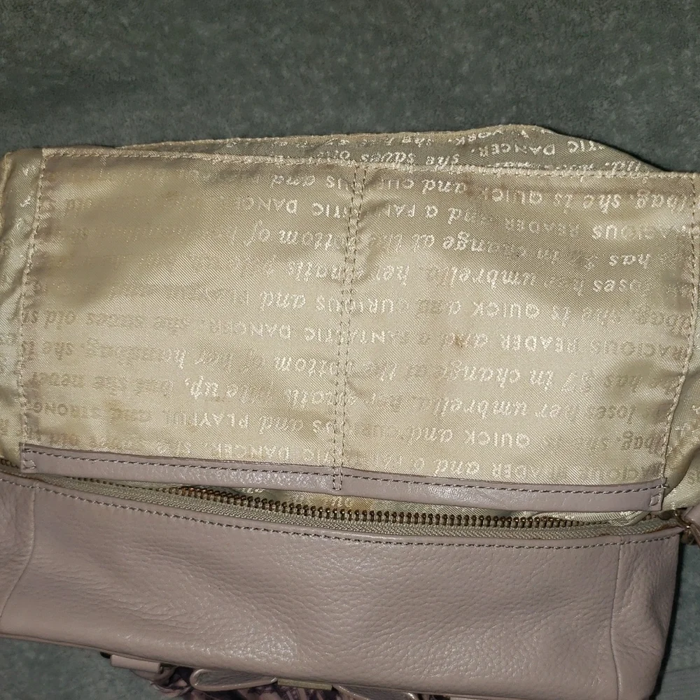 Kate Spade Light Purple Satchel with Bow and Scarf - Picture 10 of 14